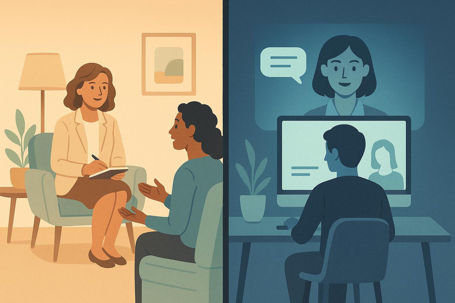 AI Coaching vs. Traditional Therapy for Transitions