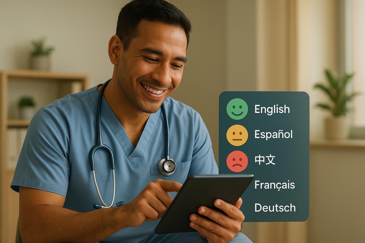 Sentiment Analysis in Healthcare Across Languages