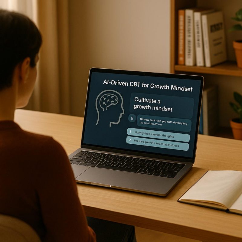 AI-Driven CBT for Growth Mindset