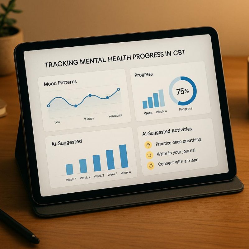 Tracking Mental Health Progress with AI in CBT