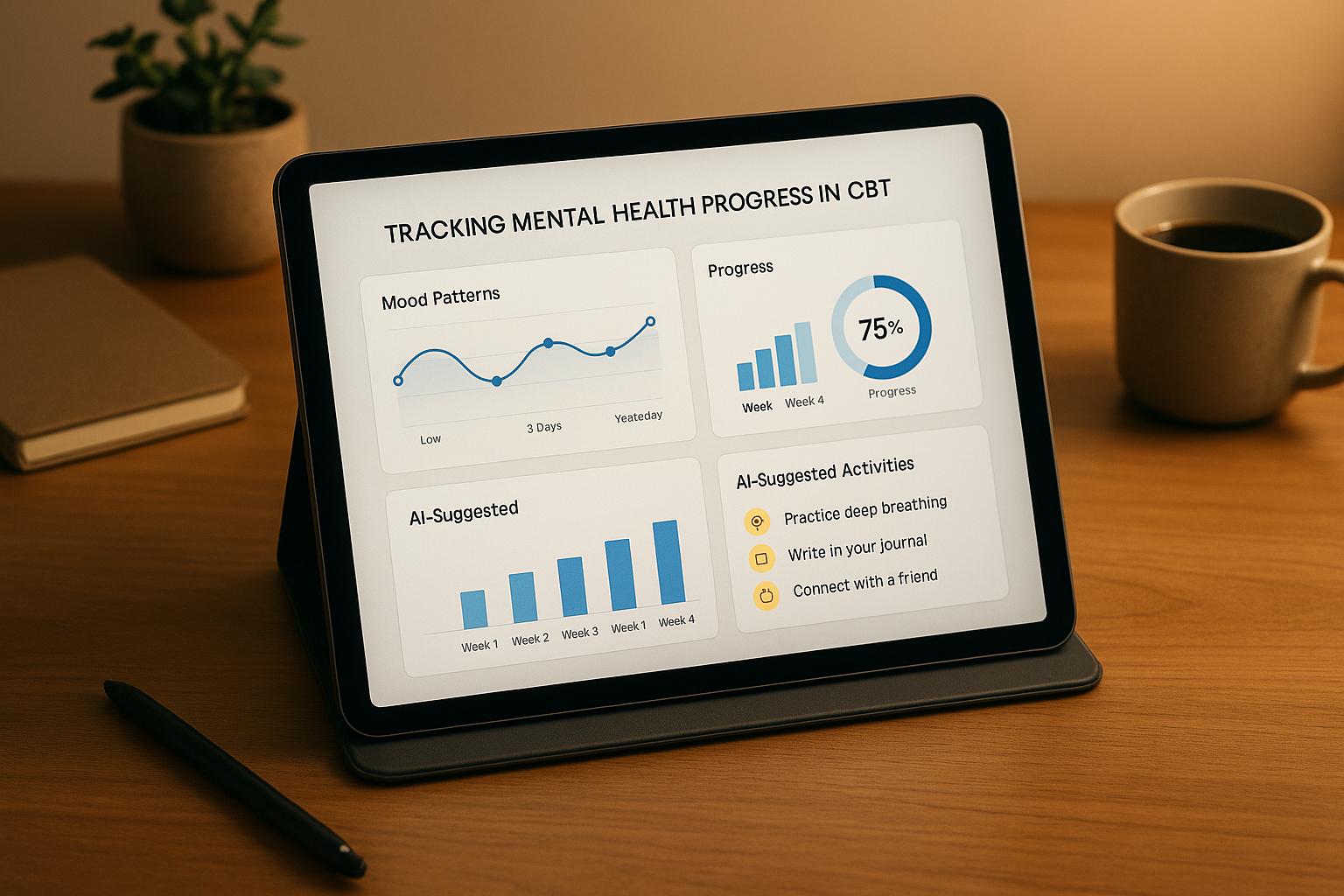 Tracking Mental Health Progress with AI in CBT