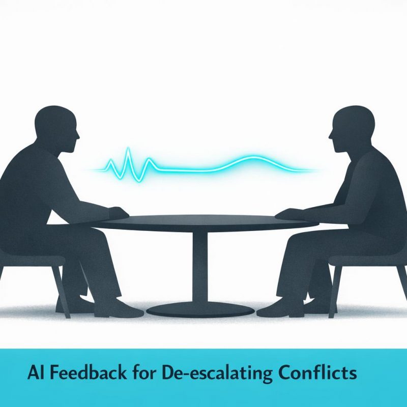 AI Feedback for De-escalating Conflicts