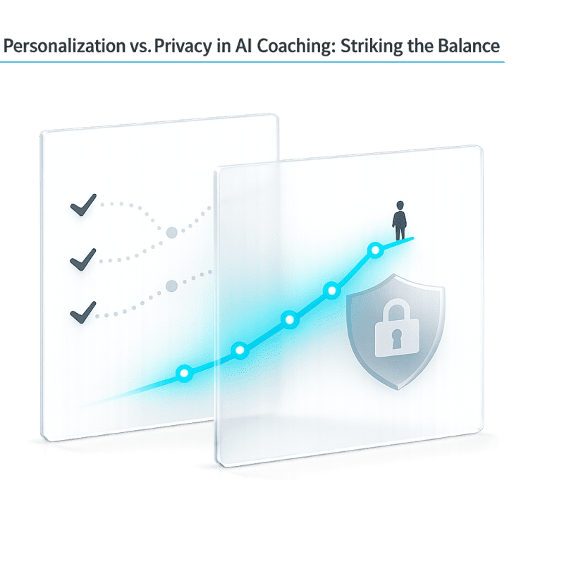 Personalization vs. Privacy in AI Coaching: Striking the Balance