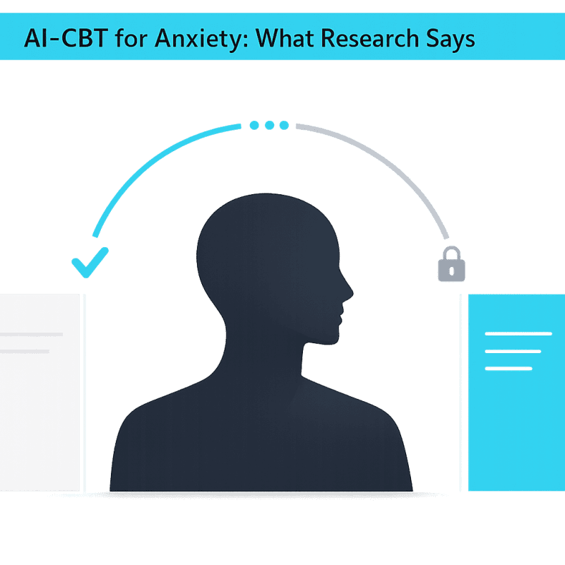 AI-CBT for Anxiety: What Research Says