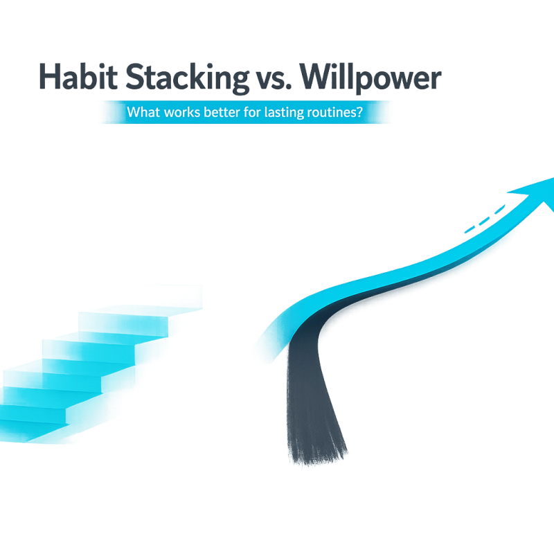 Habit Stacking vs. Willpower: What Works Better?