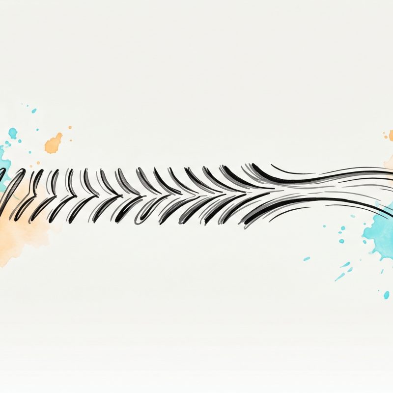 Hand-drawn ink illustration: a row of small repeated daily marks gradually merging into one smooth worn channel down which a single water drop now flows easily, symbolising repetition turning an action into an automatic habit